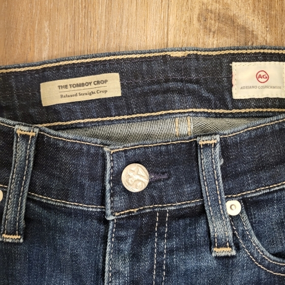 AG The Tommy Boy Relaxed Straight Crop Size 27 Regular - Picture 4 of 12